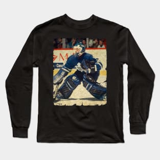 Felix Potvin, 1991 in Toronto Maple Leafs Long Sleeve T-Shirt